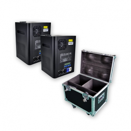 Kit 2 Sparkular scintille 400w + Flightcase